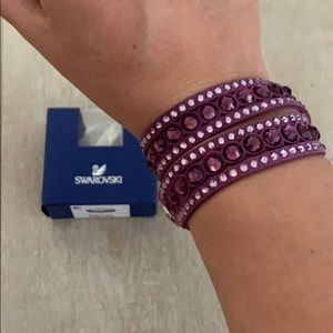 Swarovski Purple Wrap Bracelet
